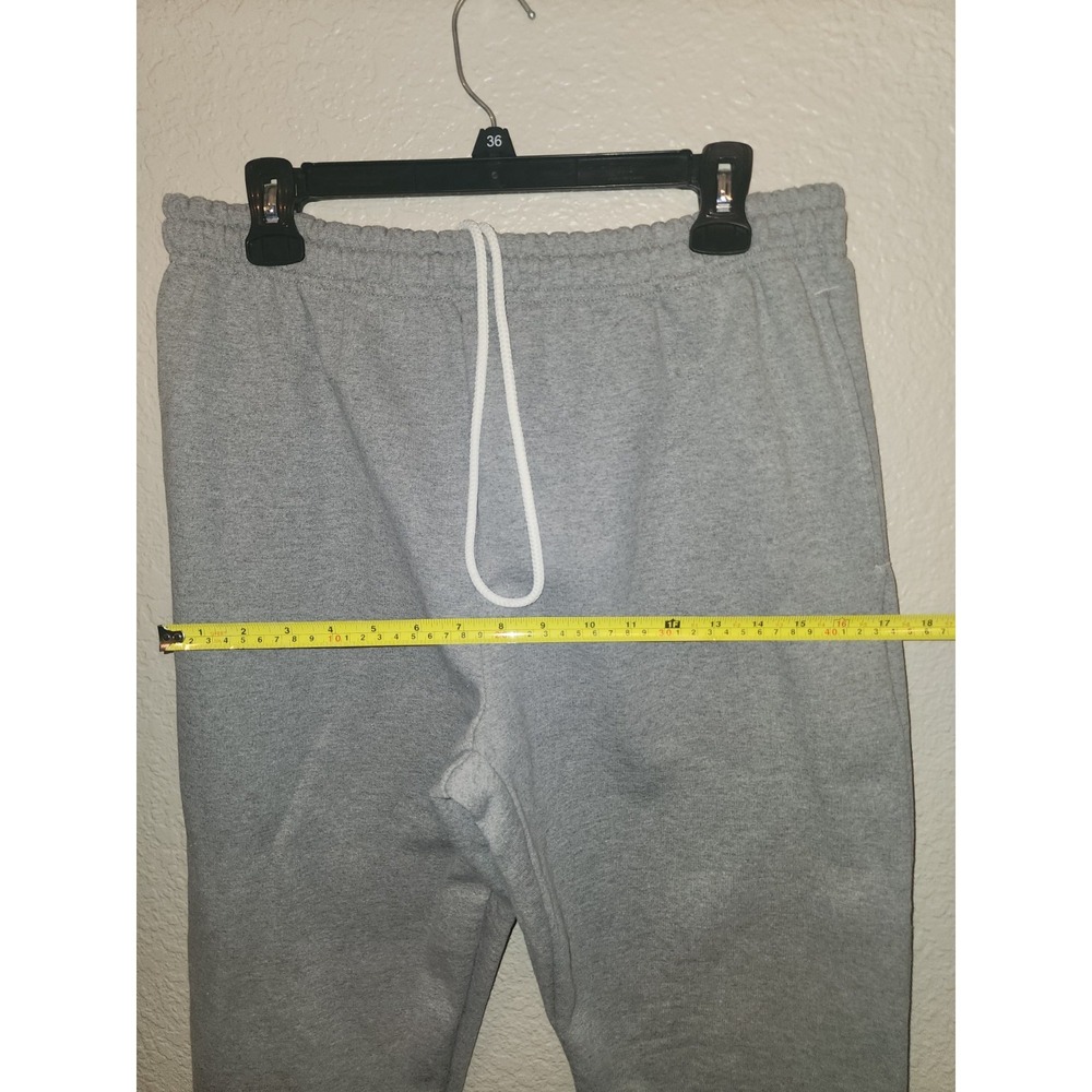 Athletic‎ Works Men's Gray Sweatpants Tag:32x34 Actual Measurements:32x29 - Picture 6 of 7